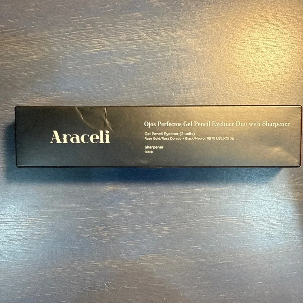 Araceli Ojos Perfectos Gel Pencil Eyeliner Duo - Black & Rose Gold